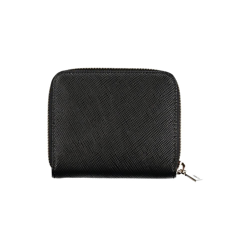 Guess Jeans Black Polyethylene Wallet Guess Jeans