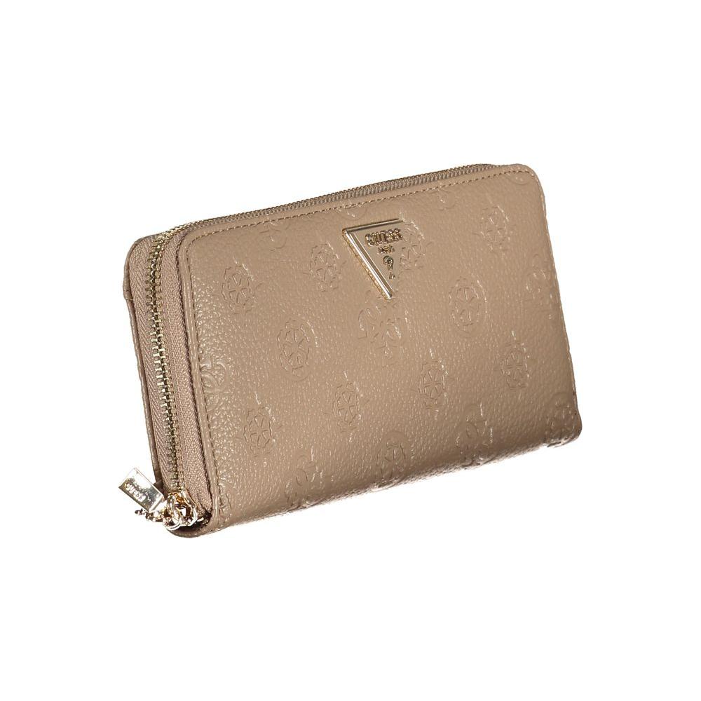 Guess Jeans Beige Polyethylene Wallet Guess Jeans