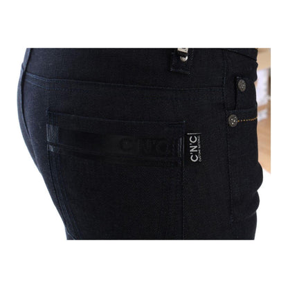 Costume National Blue Cotton Stretch Slim Fit Jeans