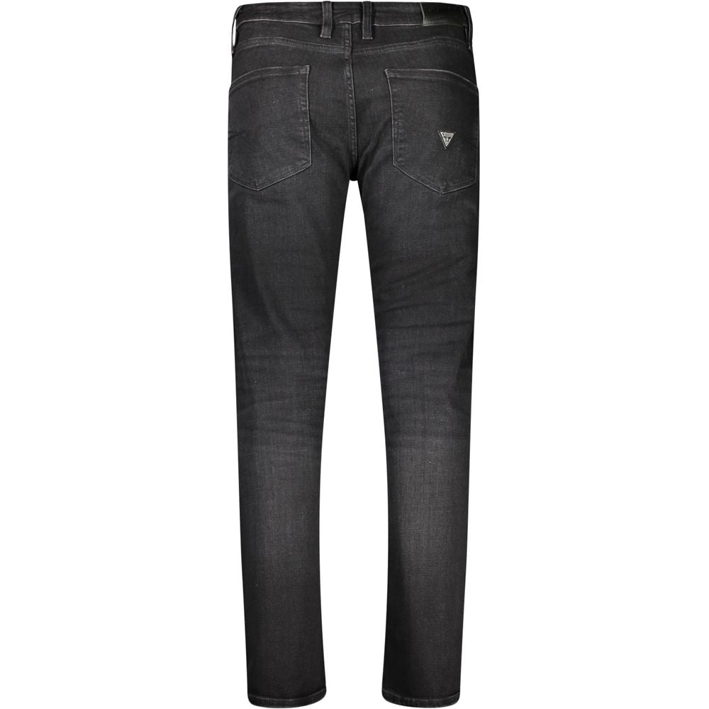 Guess Jeans Black Cotton Jeans & Pant Guess Jeans