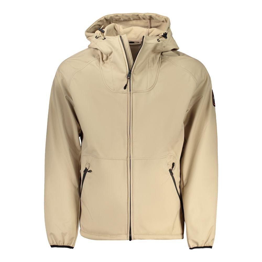 Napapijri Beige Polyester Jacket Napapijri