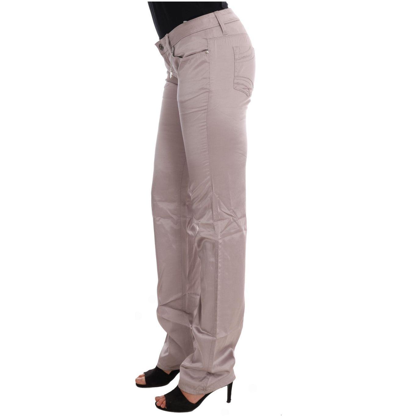 Costume National Beige Cotton Slim Fit Jeans 1728,35% Cotton,67345645728,Beige,Clothing,Costume National,Jeans & Pants - Women - Clothing,Jeans Denim - Clothing,Material: 65% Rayon,New with tags,Slim Fit Jeans - Jeans Denim - Clothing,W26,W28,Women,Women