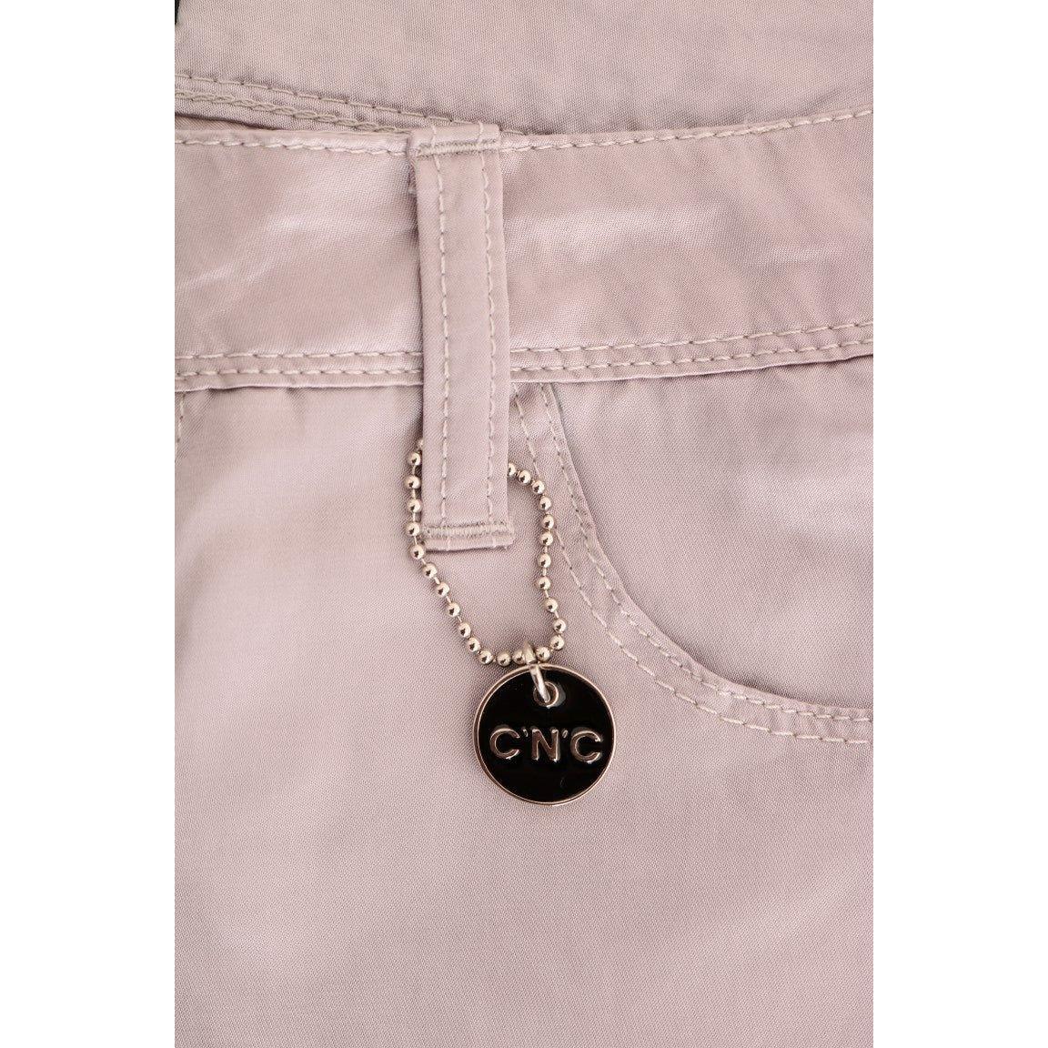 Costume National Beige Cotton Slim Fit Jeans 1728,35% Cotton,67345645728,Beige,Clothing,Costume National,Jeans & Pants - Women - Clothing,Jeans Denim - Clothing,Material: 65% Rayon,New with tags,Slim Fit Jeans - Jeans Denim - Clothing,W26,W28,Women,Women