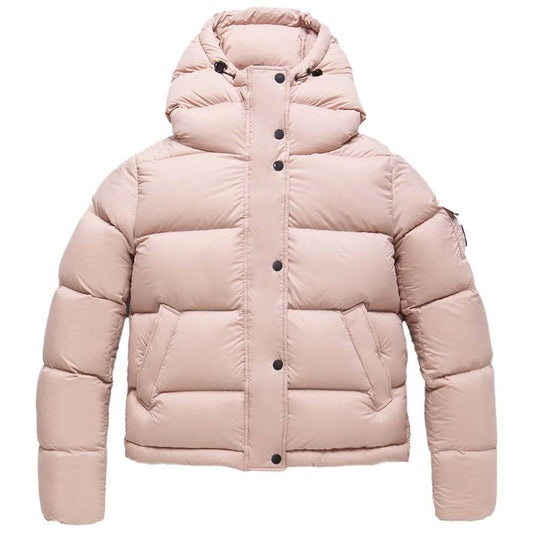 Refrigiwear Pink Polyester Jackets & Coat Refrigiwear