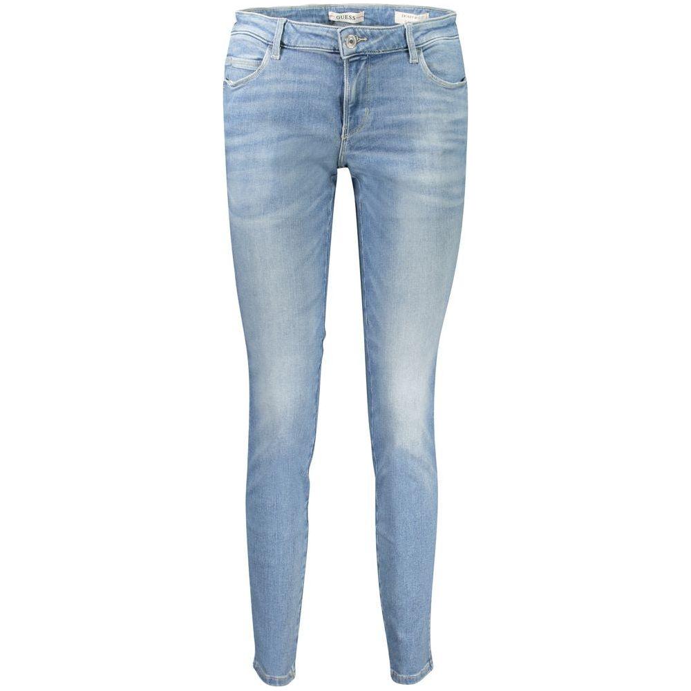 Guess Jeans Light Blue Cotton Jeans & Pant Guess Jeans