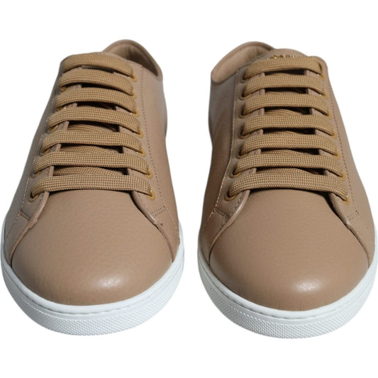 Dolce & Gabbana Brown Low Top Men Saint Tropez Sneakers Shoes Dolce & Gabbana