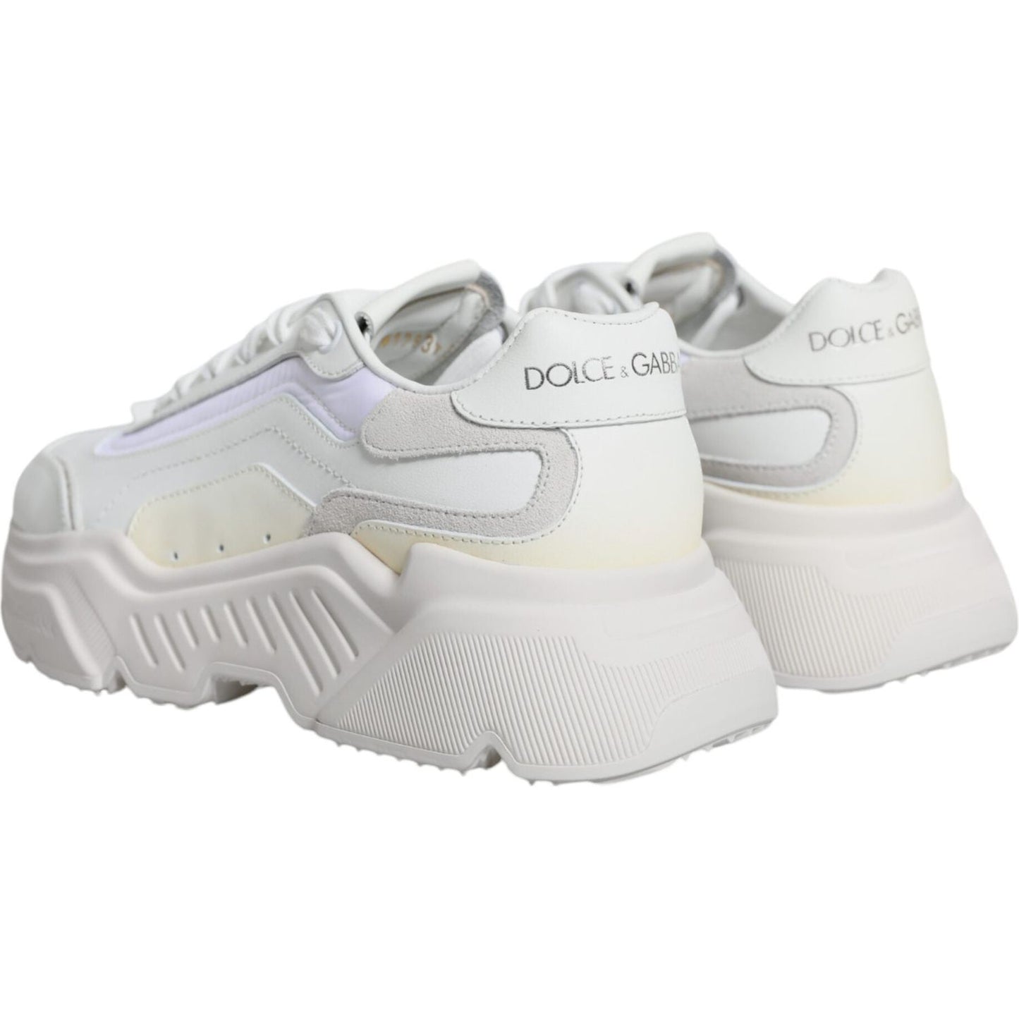 Dolce & Gabbana White Daymaster Low Top Sneakers Shoes Dolce & Gabbana