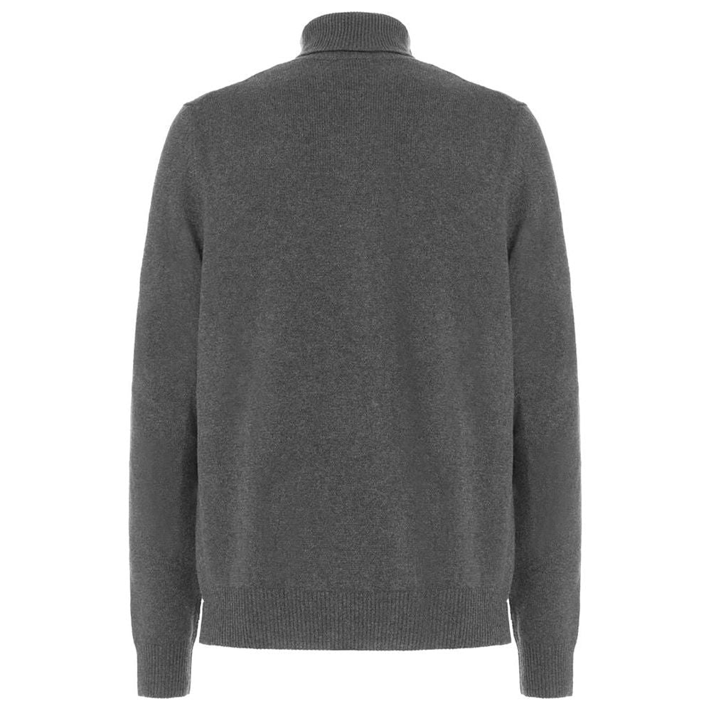 Malo Gray Wool Sweater Malo