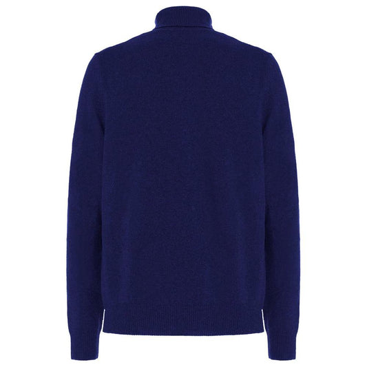 Malo Blue Wool Sweater Malo