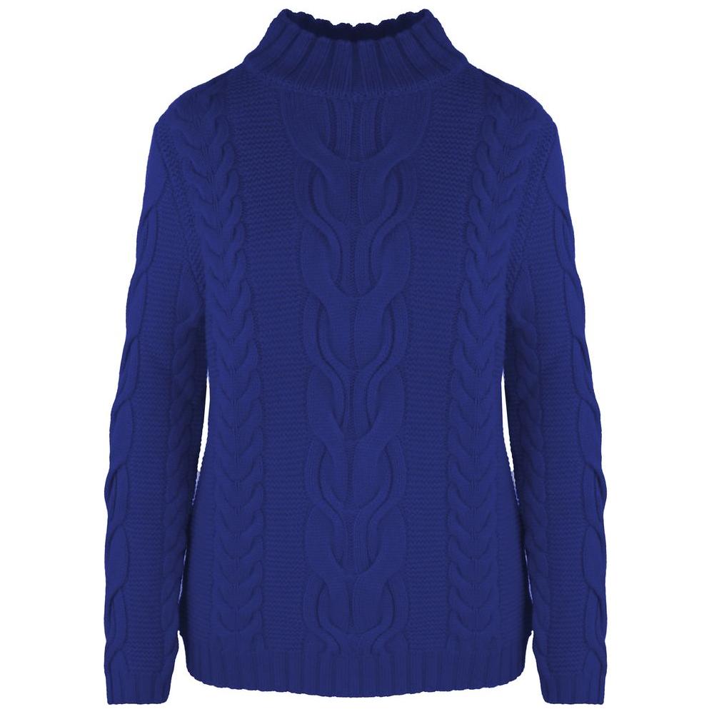 Malo Blue Wool Women Sweater Malo