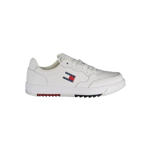 Tommy Hilfiger White Polyester Sneaker Tommy Hilfiger