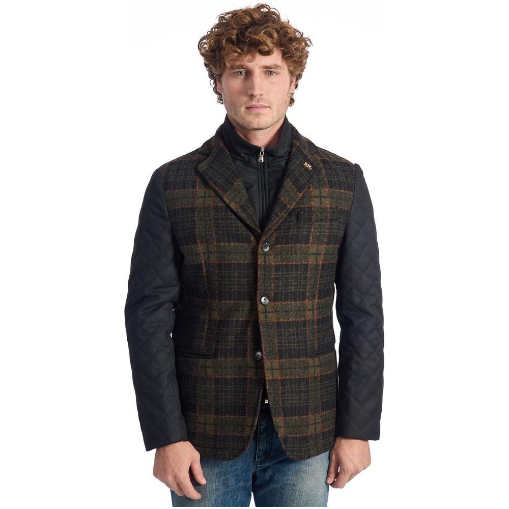 Roberto Pepe Luxury Brown Wool Jacket Roberto Pepe Luxury