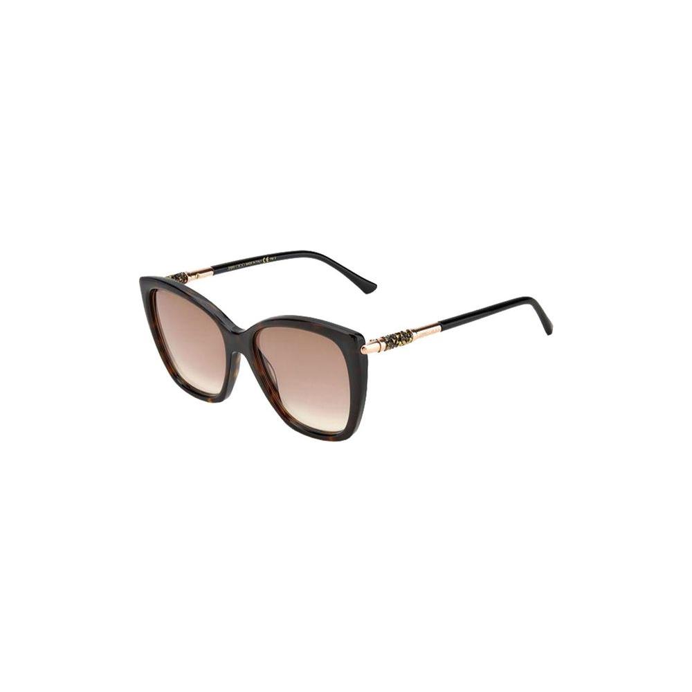 Jimmy Choo Brown Plastic Sunglasses Jimmy Choo