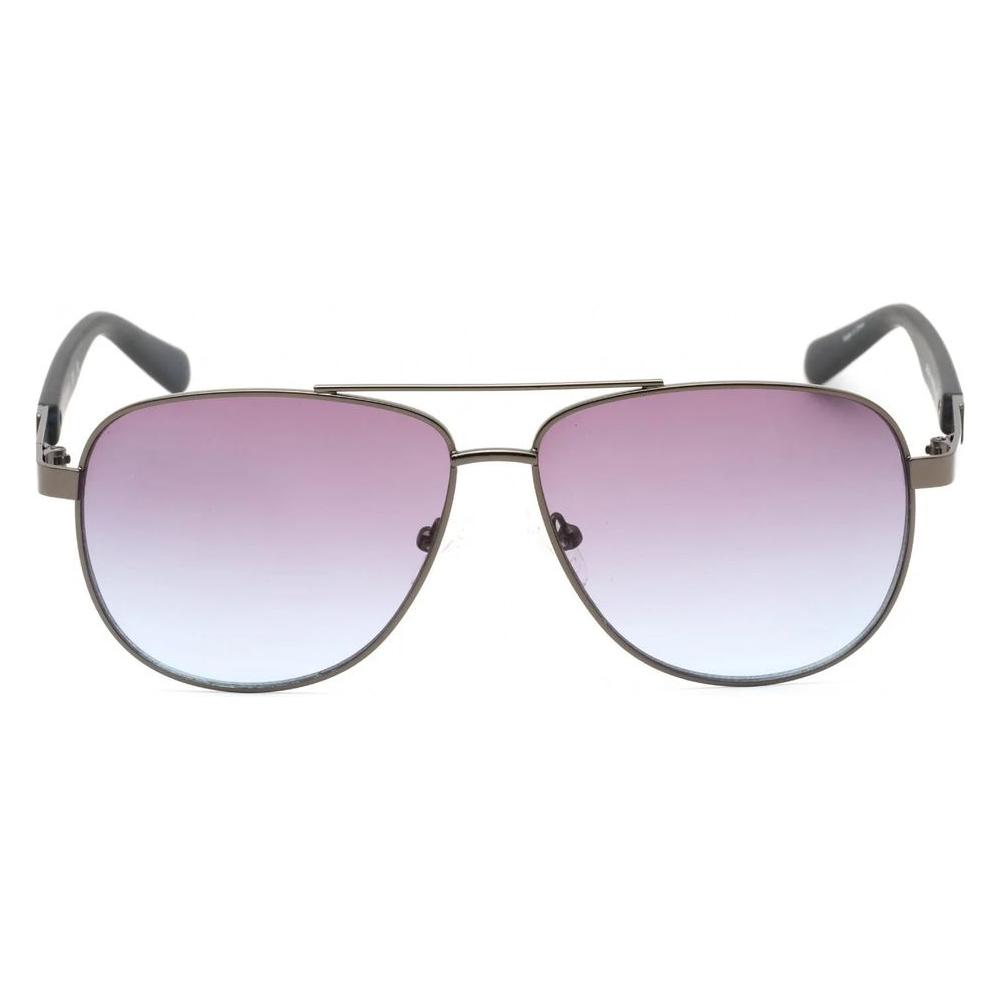 Guess Gray Metal Sunglasses Guess