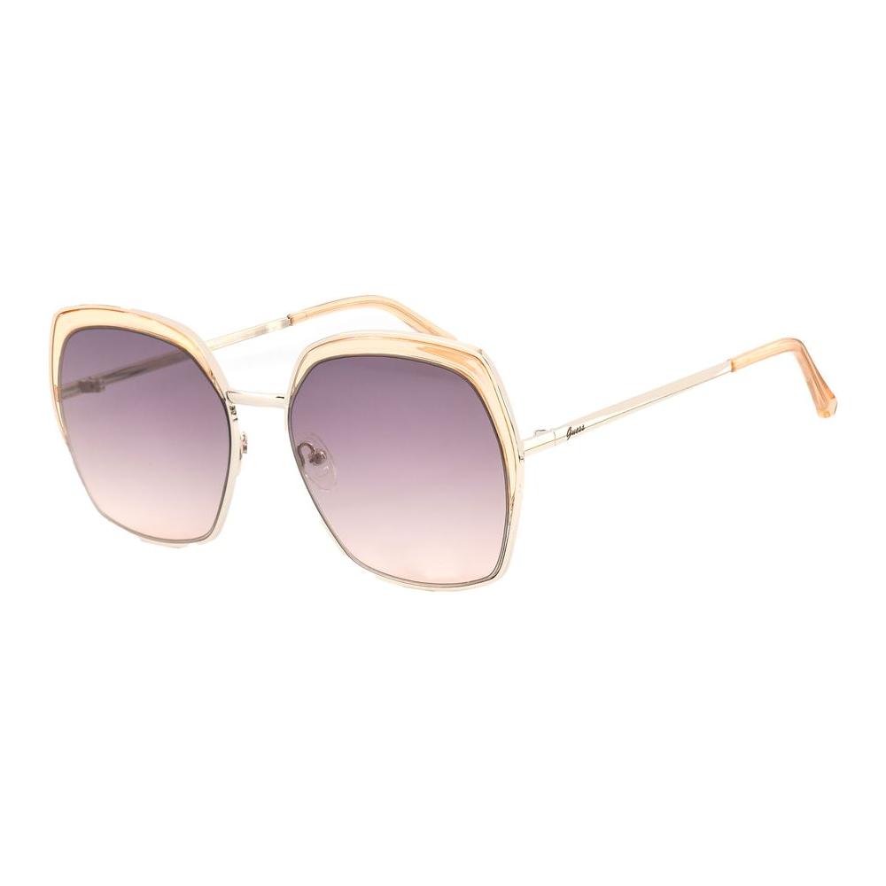 Guess Gold Metal Sunglasses Guess