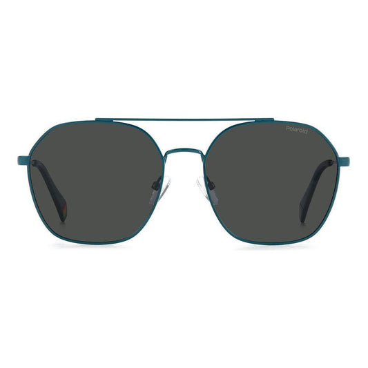 Polaroid Blue Stainless Steel Sunglasses Polaroid