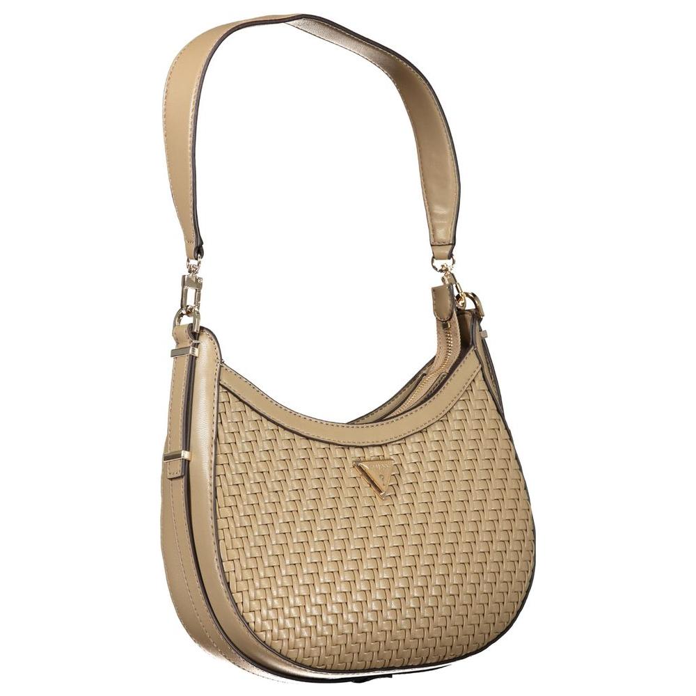 Guess Jeans Beige Polyethylene Handbag Guess Jeans