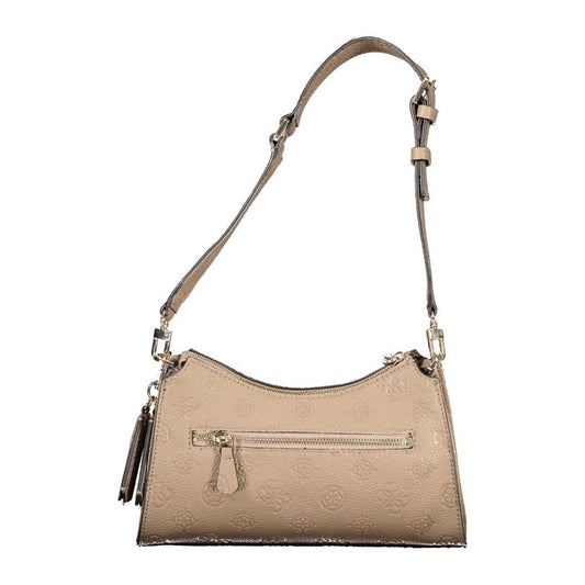 Guess Jeans Beige Polyethylene Handbag Guess Jeans