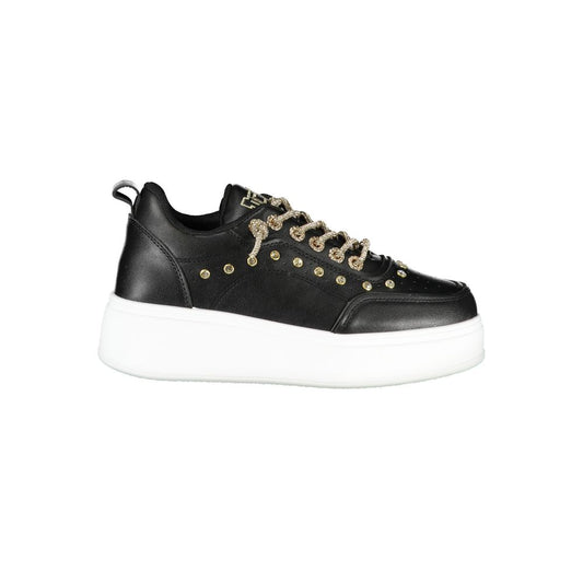 Laura Biagiotti Black Polyester Sneaker Laura Biagiotti