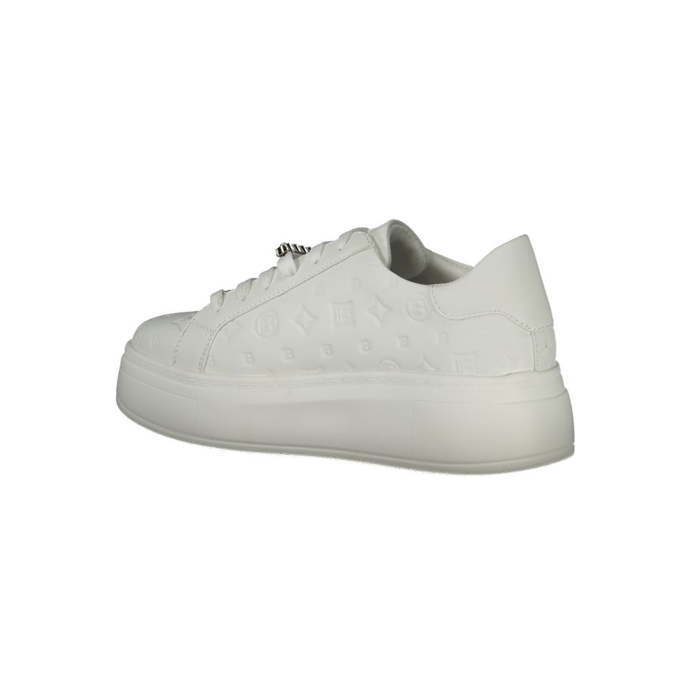 Laura Biagiotti White Polyester Sneaker Laura Biagiotti