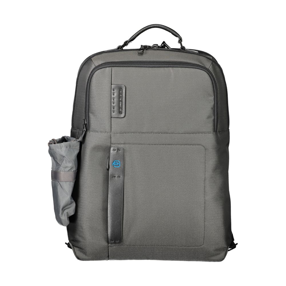 Piquadro Gray Polyester Backpack Piquadro