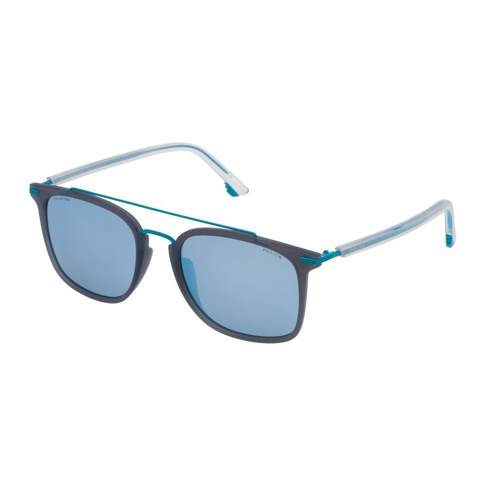 Police Blue Metal Sunglasses Police