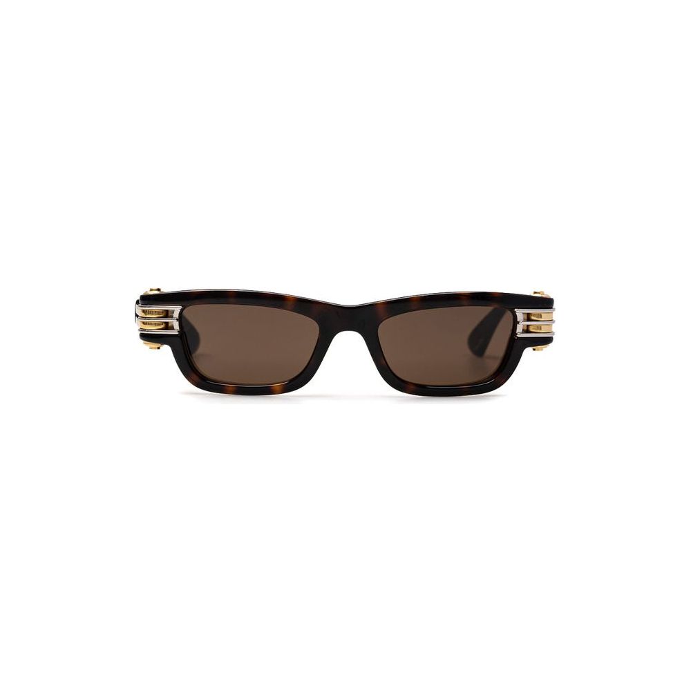 Bottega Veneta Brown Acetate Sunglasses Bottega Veneta