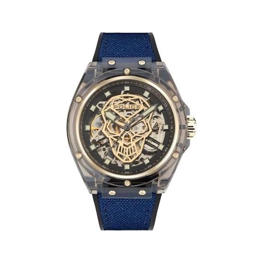 Police Blue Silicone Watch Police