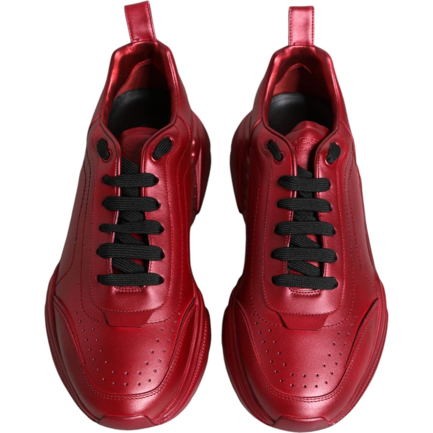 Dolce & Gabbana Red Daymaster Low Top Sneakers Shoes