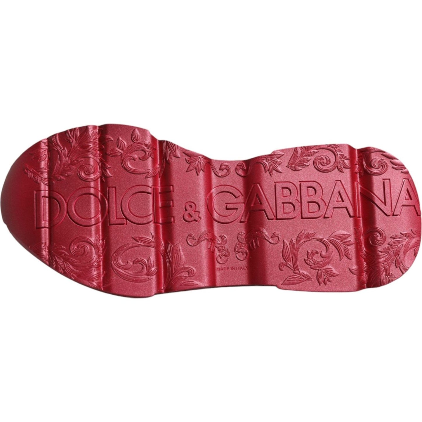 Dolce & Gabbana Red Daymaster Low Top Sneakers Shoes