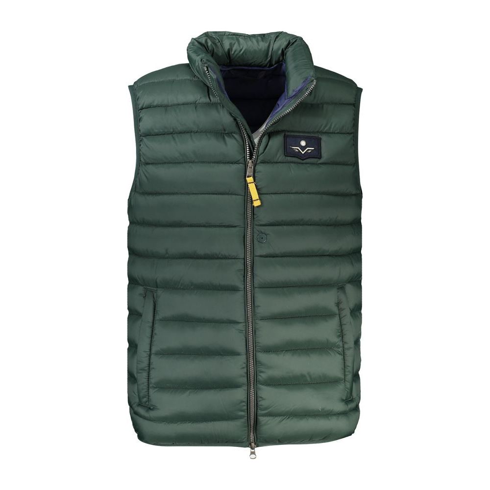 Armata Di Mare Green Polyamide Men Jacket Armata Di Mare