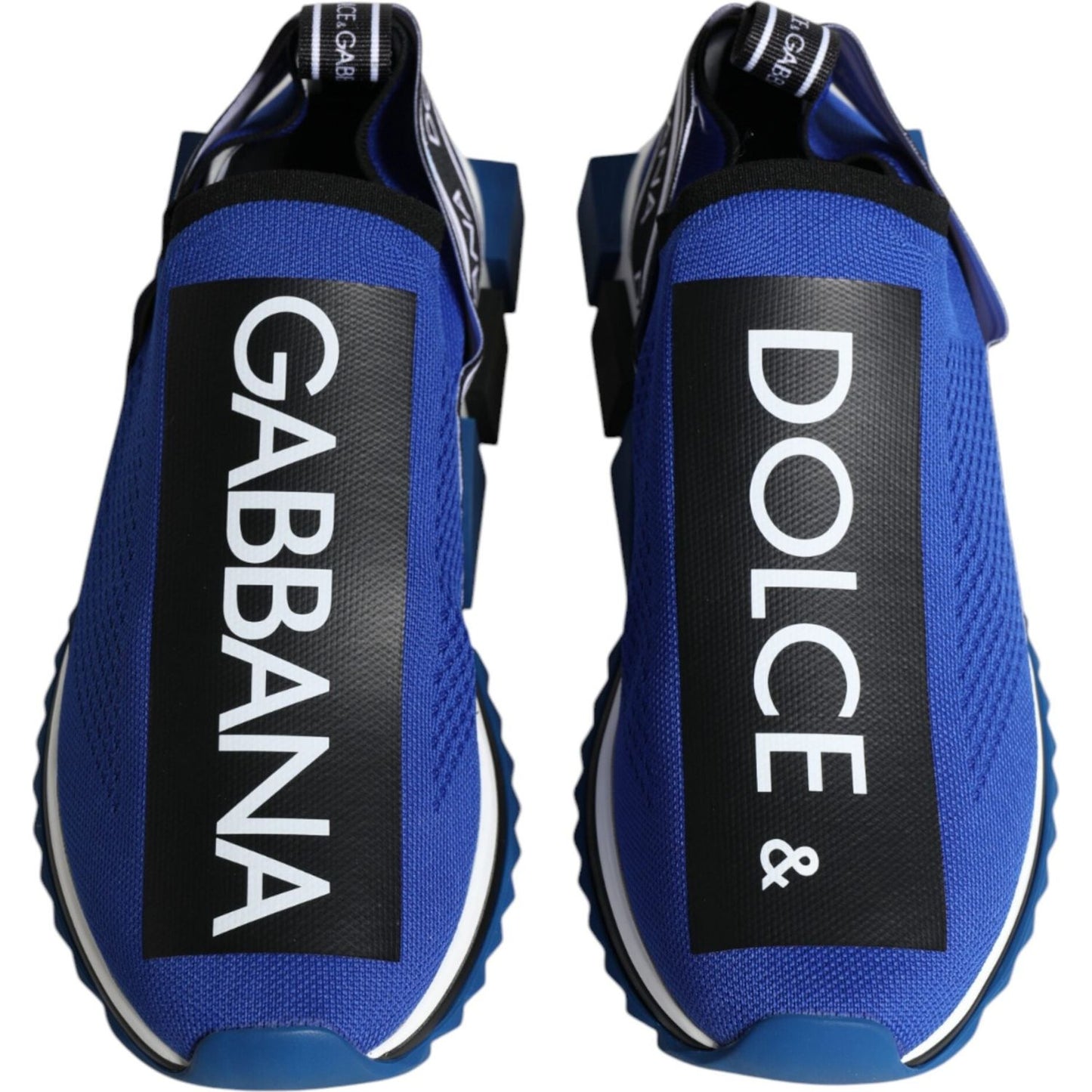 Dolce & Gabbana Blue Logo Low Top Sorrento Sneakers Shoes Dolce & Gabbana