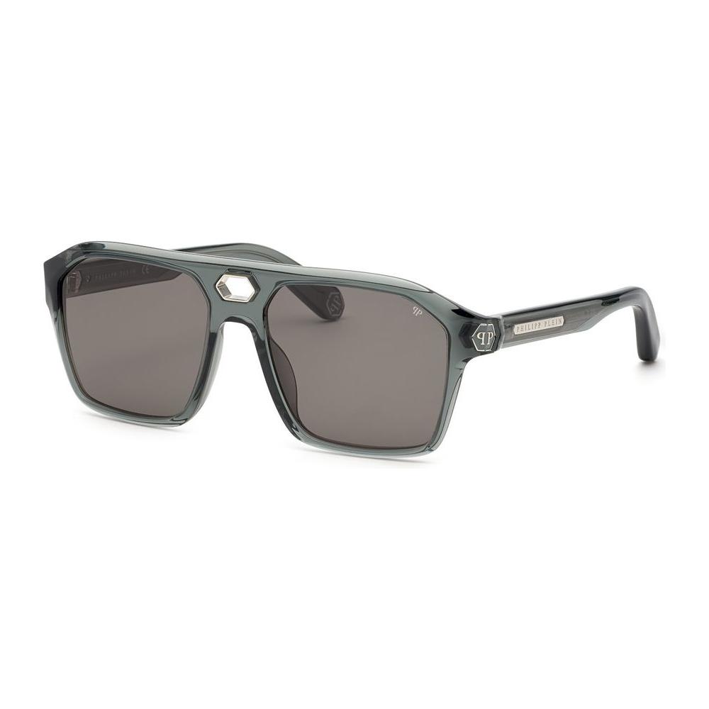 Philipp Plein Gray Acetate Sunglasses