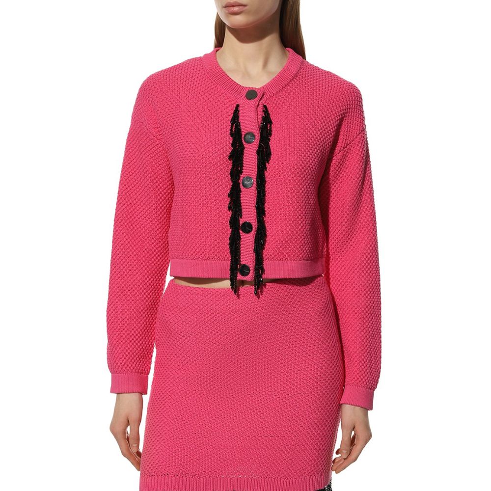 PINKO Fuchsia Cotton Sweater PINKO