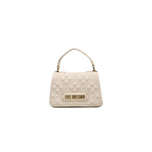 Love Moschino Beige Polyethylene Handbag