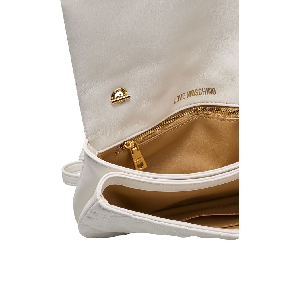 Love Moschino White Polyethylene Crossbody Bag Love Moschino