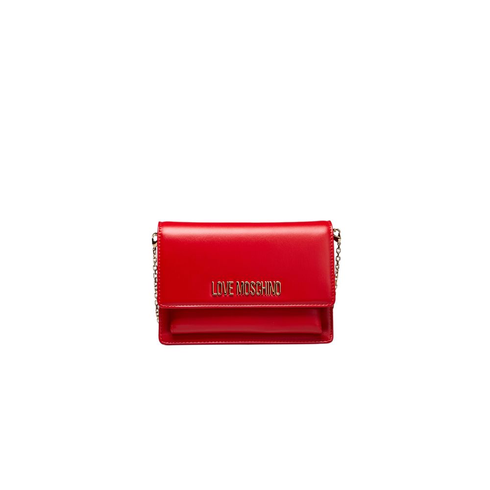 Love Moschino Red Polyethylene Crossbody Bag Love Moschino