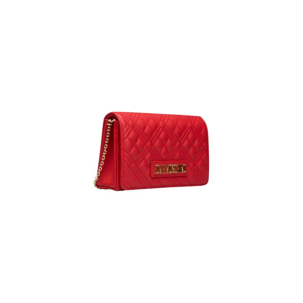 Love Moschino Red Polyethylene Crossbody Bag Love Moschino