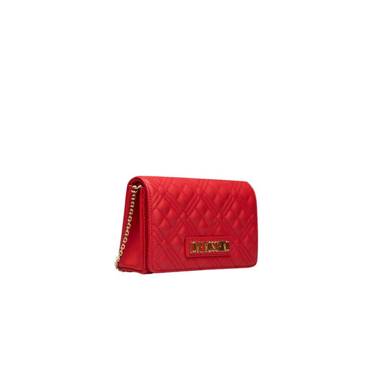 Love Moschino Red Polyethylene Crossbody Bag Love Moschino