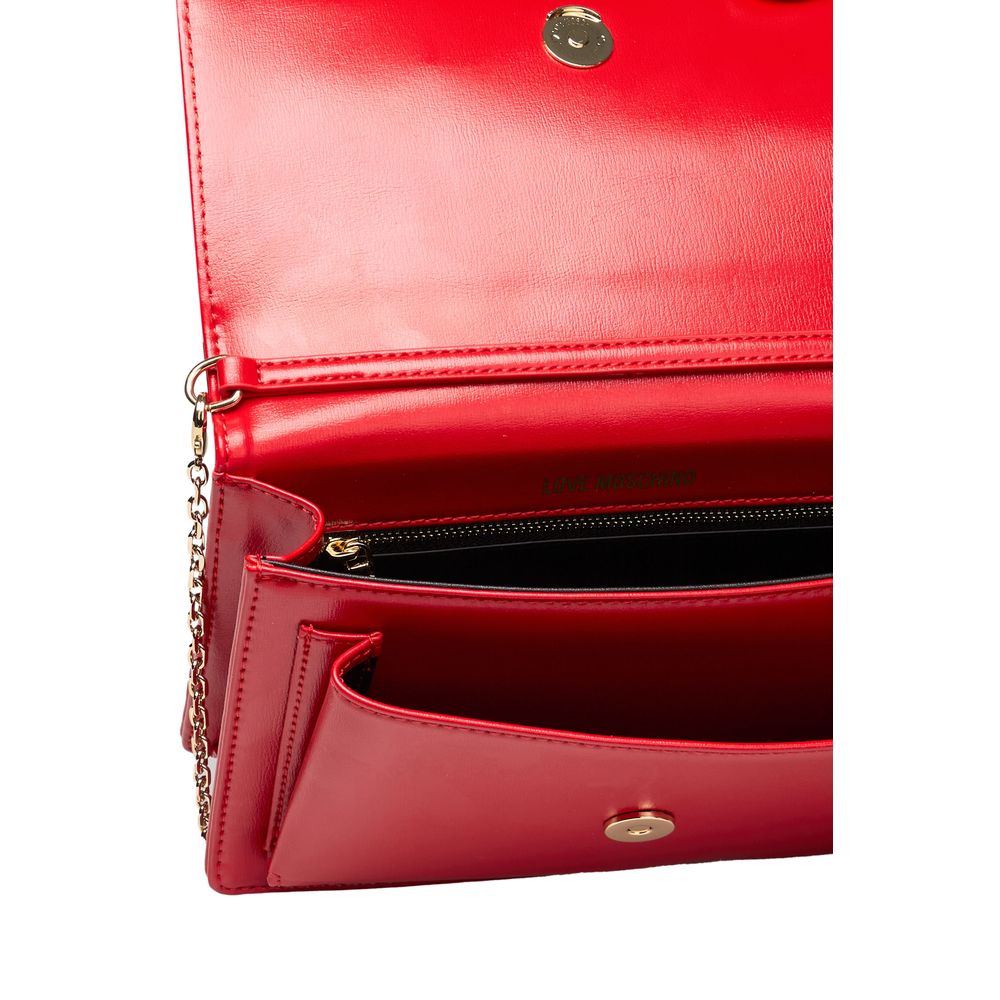 Love Moschino Red Polyethylene Crossbody Bag Love Moschino