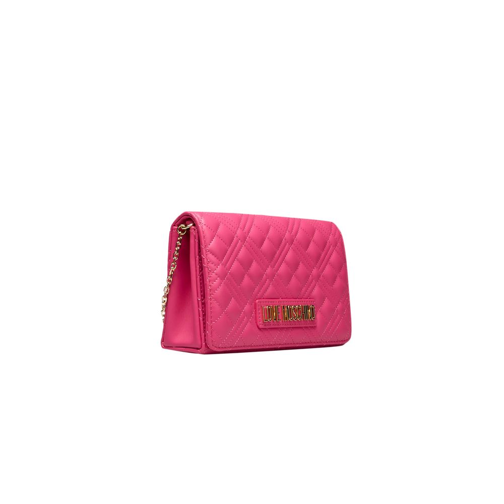 Love Moschino Fuchsia Polyethylene Crossbody Bag Love Moschino