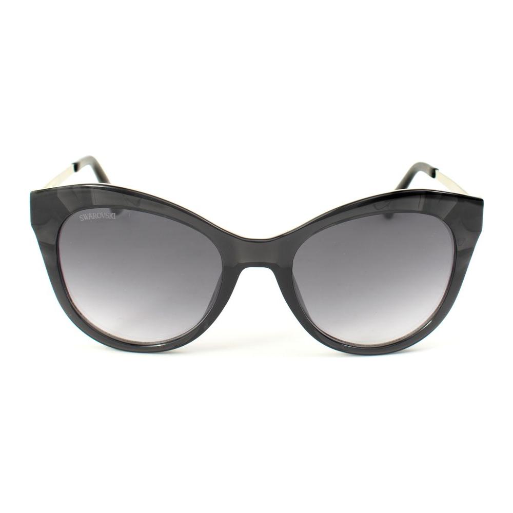 Swarovski Gray Plastic Sunglasses