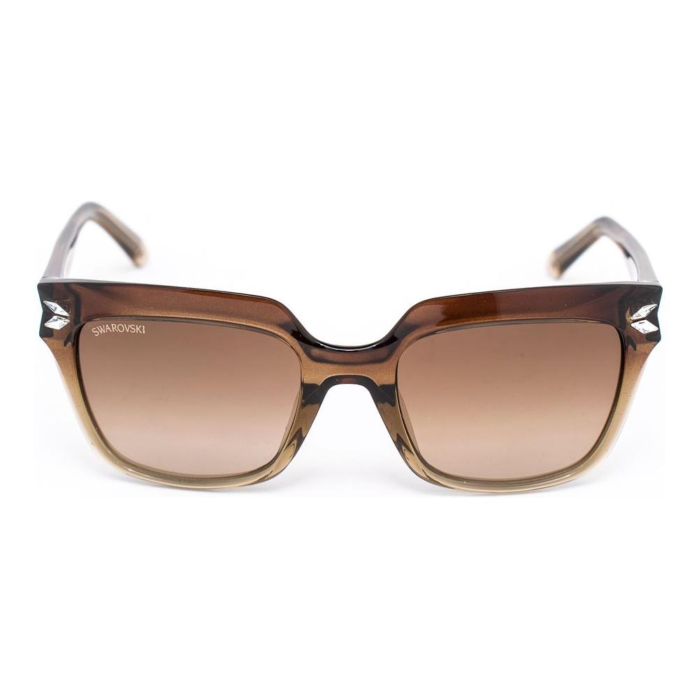 Swarovski Brown Plastic Sunglasses