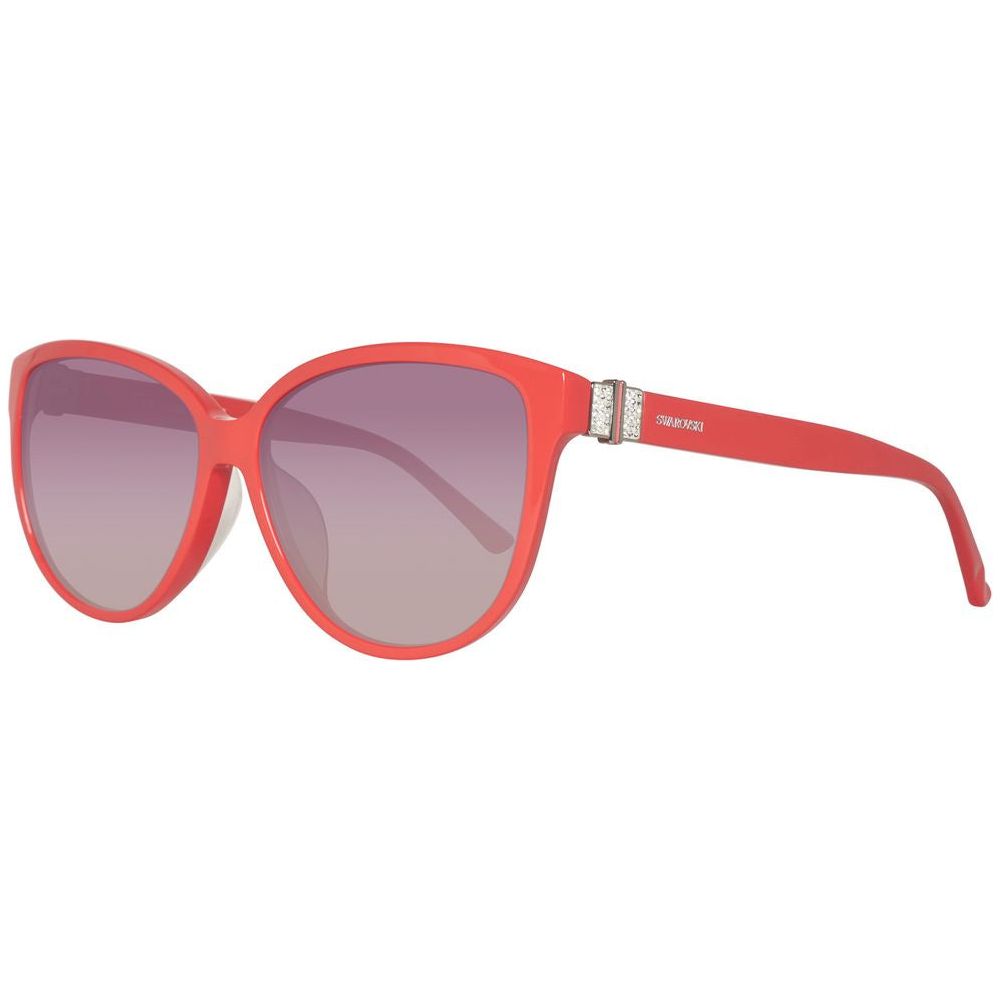 Swarovski Red Acetate Sunglasses Swarovski