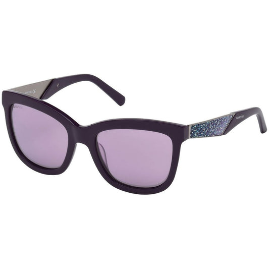 Swarovski Purple Plastic Sunglasses Swarovski