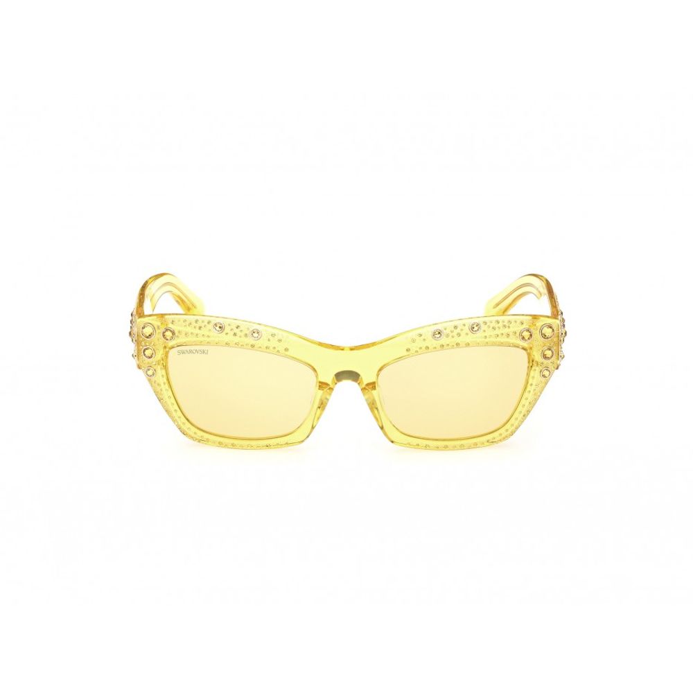 Swarovski Yellow Plastic Sunglasses Swarovski