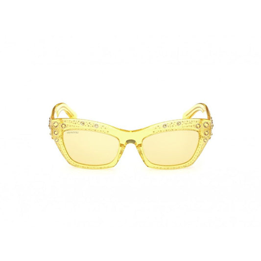 Swarovski Yellow Plastic Sunglasses Swarovski