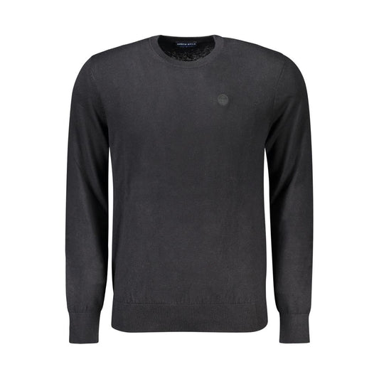 North Sails Black Cotton Sweater North Sails