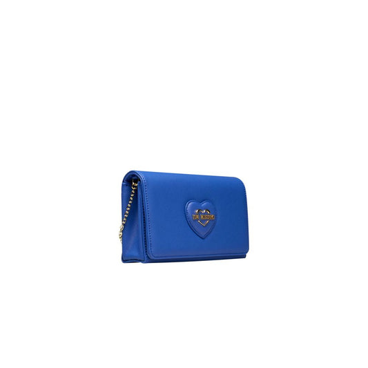 Love Moschino Blue Polyethylene Crossbody Bag Love Moschino