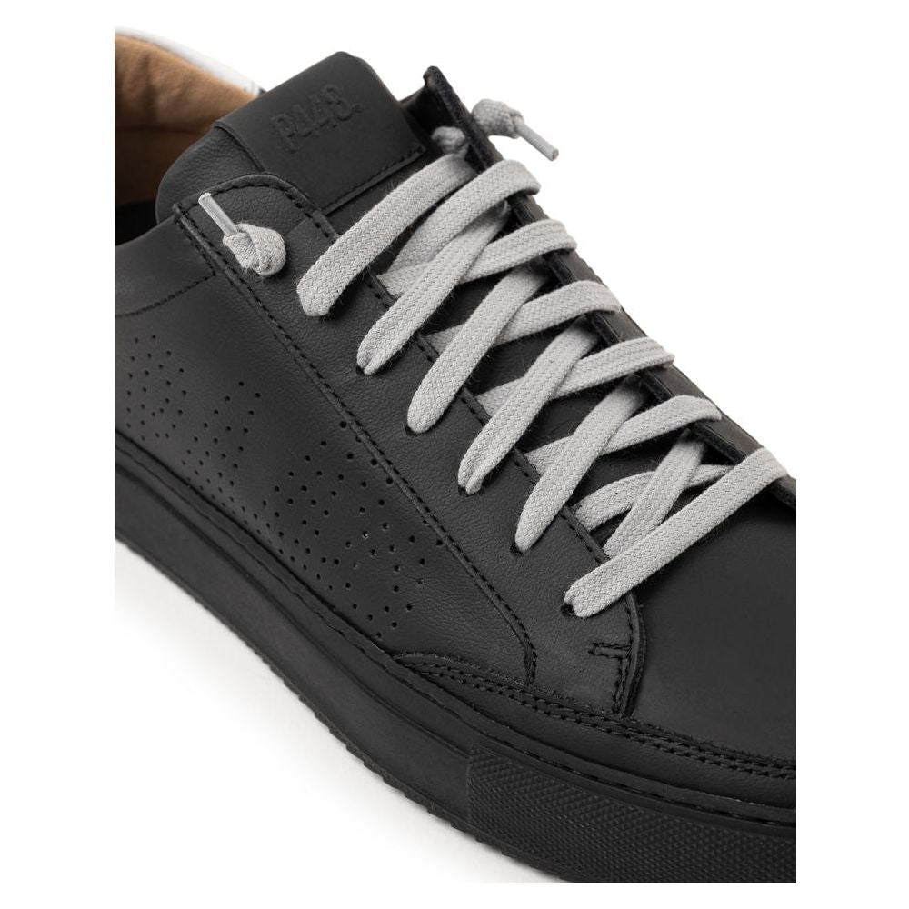 P448 Black Leather Sneaker P448